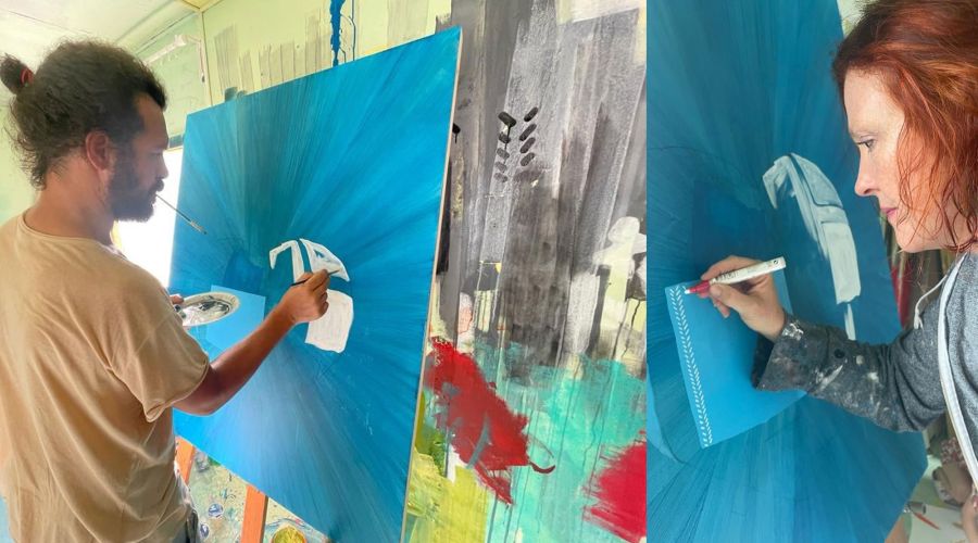 Versteigerung des Visuals für den guten Zweck